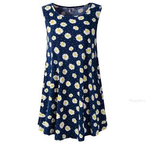 Tunic tank top with flared hem